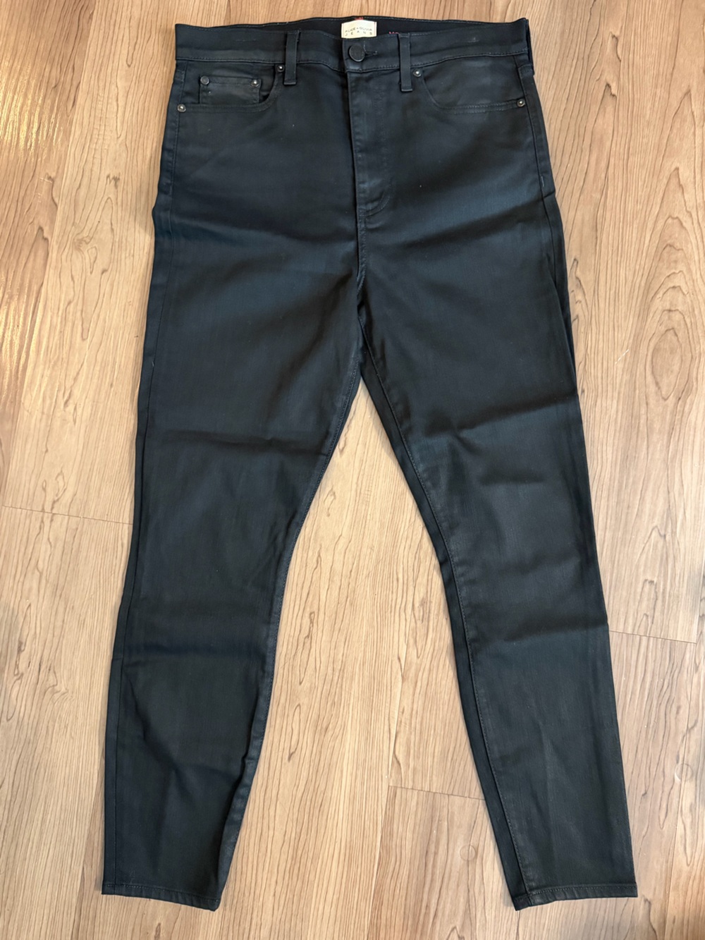 Alice + Olivia Black Skinny Jeans - Sleek High-Rise Fit